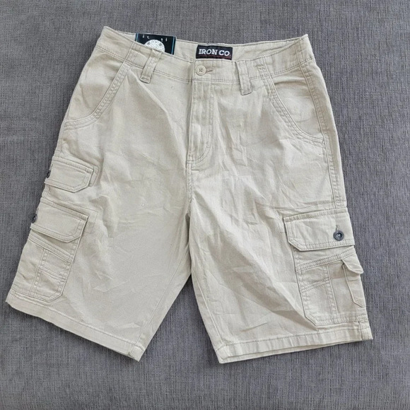Iron Co Men's Stretch Cargo shorts Moves W/ You & Keeps Its Shape 32 waist - Picture 2 of 8
